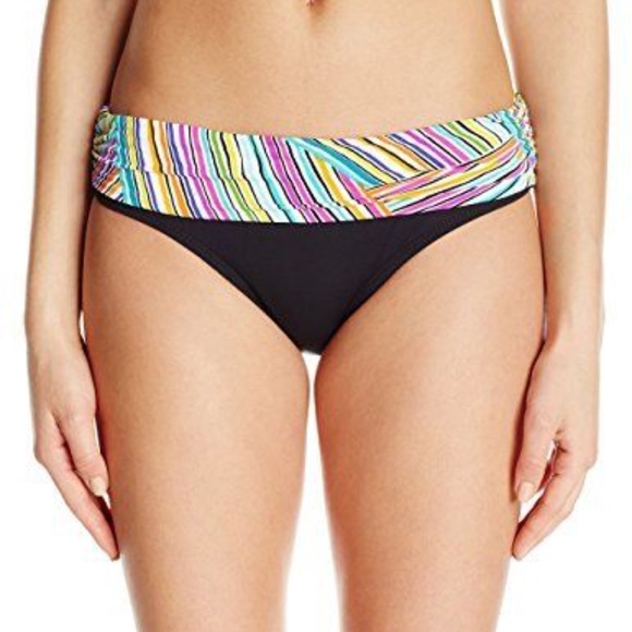 Anne Cole Other - Anne Cole Rainbow Mid-Rise Bottom